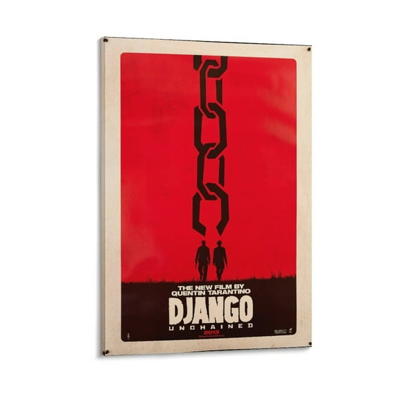 Django Unchained Poster Movie Poster Decorative Painting Canvas Wall Art Living Room Posters Bedroom Painting 12x18inch(30x45cm)