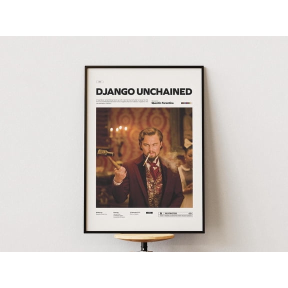 Django Unchained Poster Unframed Size 24''x36'' GooGate