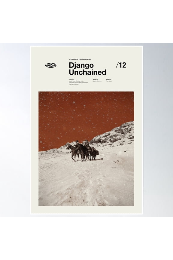 Django Unchained Poster Wall Art, Modern Wall Decor, 8x12 UNFRAMED