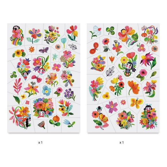Djeco Temporary Tattoos - Floral