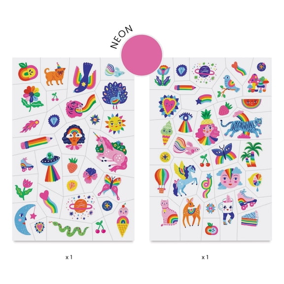 Djeco Temporary Tattoos - Rainbow