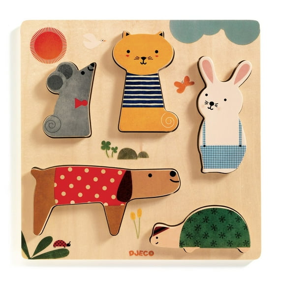Djeco Woodypets Wooden Puzzle