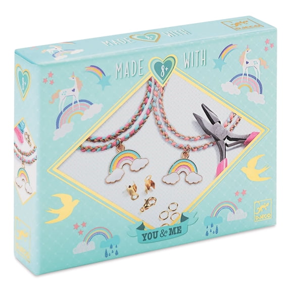 Djeco You & Me Bead Jewelry Kit - Rainbow Kumihimo