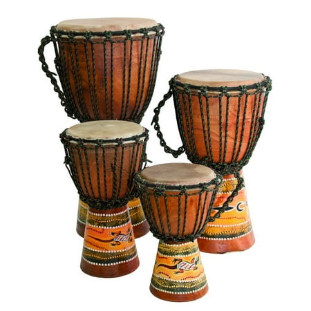 Djembe Beginner Paint,12" tall, 6.5-7" head