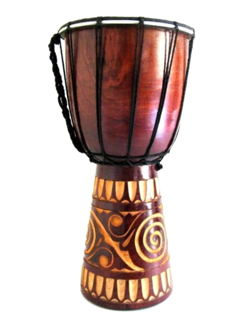 Djembe Drum African Bongo Drum Hand Drum -JIVE BRAND, WORLD BAZAAR, Professional Sound, Handpainted