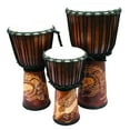 thumbnail image 1 of Djembe Standard Dragon, 24" tall, 10-11" head, 1 of 1