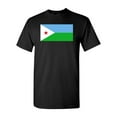 thumbnail image 1 of Djibouti Country Flag Adult DT T-Shirt Tee, 1 of 2