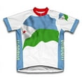 thumbnail image 1 of Djibouti Flag Short Sleeve Cycling Jersey  for Men - Size 4XL, 1 of 3
