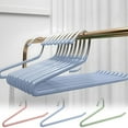 thumbnail image 1 of Djibouti Pants Hangers Non Slip - Open Ended Pants and Jean Hangers for Closet - Space Saving Clothes Hanger - Strong, Durable, Plastics Pant Hangers, 1 of 7