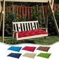 thumbnail image 1 of Djibouti Patio Bench Cushion, Indoor Outdoor Waterproof Swing Cushion Seat Chair Replacement Pads Pillow for Lounger Garden Furniture Metal Wooden, 19.68x39.37 Inches, 1 of 7