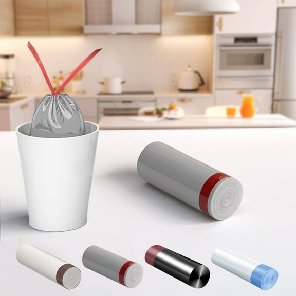 Djibouti Portable Garbage Bags, Extra Thick Durable Trash Bags, Leak-Proof Drawstring Garbage Bags for Home & Office