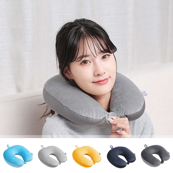 Djibouti Travel Pillow Memory Foam U Shaped Neck Pillow Support Pillow, Luxury Compact and Lightweight Quick Pack for Camping, Sleeping Rest Cushion