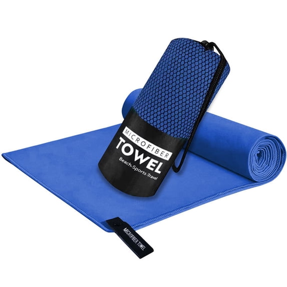 Djiypn 1Pack Microfiber Travel Towel, Ultra Absorbent Quick Dry Towels, Lightweight Gym Sports Camping Towel for Workout, Yoga, Beach, Shower, Swimming