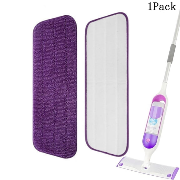 Djiypn 1Pack Reusable Mop Pads Compatible with for 13''-15'' Mop, Wood Floor Pads Mop Refill Pads Mop Pads Refills Microfiber Mop Pads Microfiber Spray Mop Machine Washable