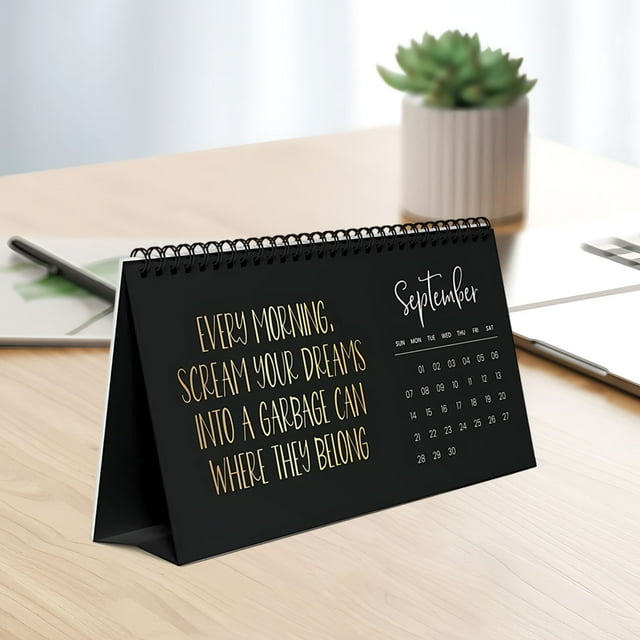 Djiypn 2025 Negative Satire Wall Calendar
