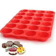 thumbnail image 1 of 24-Cup Plastic Non-stick Soap Cookies Cupcake Bakeware Pan Tray Mould, 152g, 1 of 7