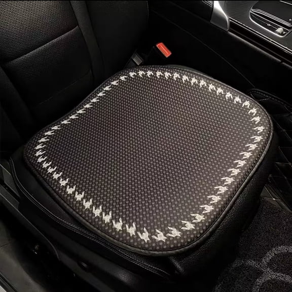 Djiypn Breathable Ice Silk Car Seat Cushion – Ultimate Comfort & Aesthetic Upgrade for Drivers and Passengers – Perfect for All-Season Use in Cars, SUVs, and Trucks