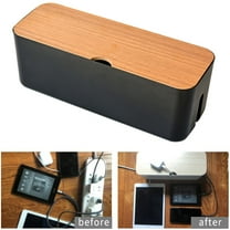 Djiypn Cable Management Box,Cord Organizer For Desk,TV Wires,Computer Computer, Laptop Power Strips -Fashionable Power Strip Box For Home, Office USB Hub System To