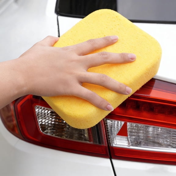 Djiypn Car Wash Sponge, Car Cleaning Large Sponges, All Purpose Sponges for Cleaning, Easy Grip Thick Foam Scrubber, Giant Bone Sponge for Kitchen, Bathroom, Household Clean
