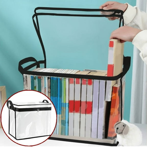 Djiypn Comic Storage Box, Foldable DVD Storage Box, Comic Book Transparent Storage Bag, Boy, Girl, Comic, Single Volume, New Book Storage