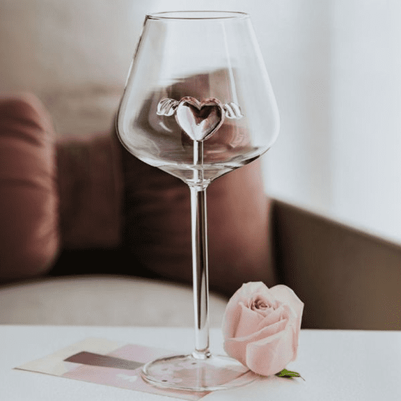 Djiypn Exquisite Christmas Wine Goblet Gift Box - Elegant Glassware for White, Ros & Red Wine - Perfect Holiday Gift for Wine Lovers & Party Hosts