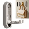 thumbnail image 1 of Djiypn Foldable Coat Hooks, Invisible Folding Retractable Wall Hooks, 1Pack Retractable Hook, Foldable Wall Hooks for Hanging Coats, Scarves, Hats, Bathrobes, Keys, Bags (Silver), 1 of 8