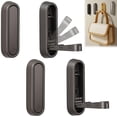 thumbnail image 1 of Djiypn Foldable Coat Hooks, Invisible Folding Retractable Wall Hooks, 4Pack Retractable Hook, Foldable Wall Hooks for Hanging Coats, Scarves, Hats, Bathrobes, Keys, Bags (Gray), 1 of 9