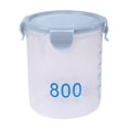 thumbnail image 1 of Djiypn Food Storage Containers, 27 oz Plastic Deli Containers with Lid, Snack&nbsp;, Meal Prep Containers | BPA Free | Stackable Empty Small Storage Jar for Travel, Home Kitchen Food, 1 of 6