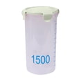 thumbnail image 1 of Djiypn Food Storage Containers, 51 oz Plastic Deli Containers with Lid, Snack&nbsp;, Meal Prep Containers | BPA Free | Stackable Empty Small Storage Jar for Travel, Home Kitchen Food, 1 of 6