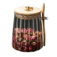 thumbnail image 1 of Djiypn Glass Jars with Bamboo Lids and Spoons, 23.5 oz Glass Storage Containers with Lids for Dry Food Storage Sugar, Coffee, Nuts, Cookie, Candy, Tea, Airtight Kitchen Canisters Spice Jars, 1 of 9
