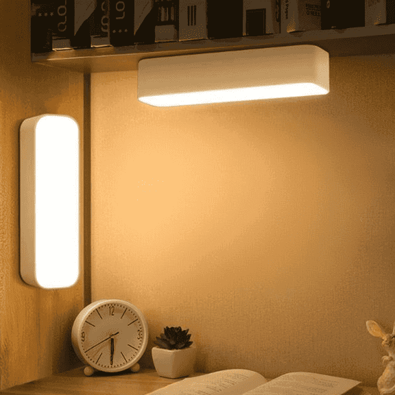 Djiypn Magnetic Wall-Mounted Reading Light with 3 Color Modes - Rechargeable for Bunk Beds Wardrobes