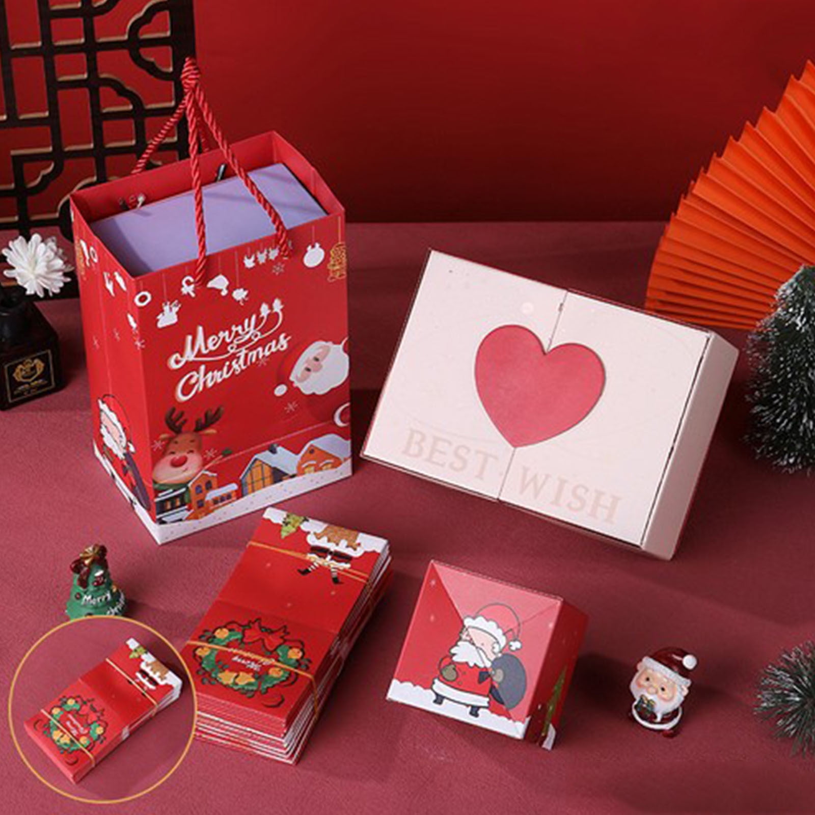 Djiypn Merry PopUp Surprise! 2025 Xmas Money Explosion Gift Box