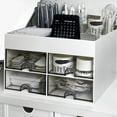 thumbnail image 1 of Djiypn Multi-Functional Desk Organizer with 4 Drawers – Perfect for Organizing Office Supplies, Makeup Brushes – Enhance Your Workspace with Style and Efficiency, 1 of 7