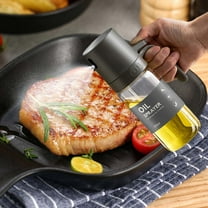 Djiypn Olive Oil Sprayer for Cooking - Olive Oil Dispenser Spray for Kitchen Gadgets, Air Fryer, Salad, and BBQ - Gray