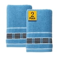 thumbnail image 1 of Djiypn Pack of 2 Washcloths, 29.5 x 13.5Inches, Lighter Weight, Quick to Dry, Super Soft & Absorbent, Face Towels, Hotel Quality, Perfect for Bathroom, Gym, Spa (Blue, 2 Pack), 1 of 8