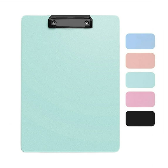 Djiypn Plastic Clipboard, Clip Boards for A4 Letter Size,Holds 100 Sheets 8.5x11 Inch Papers, 1 Pack Clipboards Folder for Office Supplies, Light Green