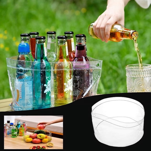 Djiypn Portable Water Basin Traveling Outdoor Business Trip Wash Basin Washing Washing Basin Large Storage Bucket,PVC