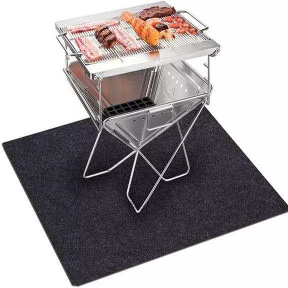 Djiypn Premium Under Grill Mat - Oil Absorbent and Washable Grease Protector for Decks and Patios - Perfect for Backyard BBQ Enthusiasts and Grilling Lovers