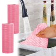 thumbnail image 1 of Djiypn Reusable Cleaning Wipe, Household &Kitchen Towels,Disposable Cleaning Cloth, Dish Cloth Dish Towels Dish Rags Reusable Kitchen Paper Towels, Wash Towels, 2 Rolls of 80 Sheets, 1 of 7