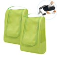 thumbnail image 1 of Djiypn Shoe Bags for Travel - Portable Oxford&nbsp;Shoes Storage Bag, Side Mesh Windows Shoe Pouch, Shoe Packing Cubes for Men Women - (Green, 2Pack), 1 of 5