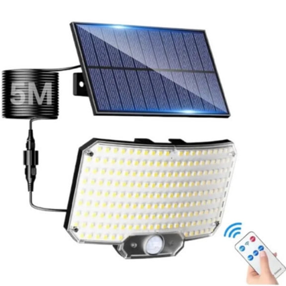 Djiypn Solar Outdoor Courtyard Light with Induction and IP44 Waterproof - Automatic for Garden Garage by Homeowners