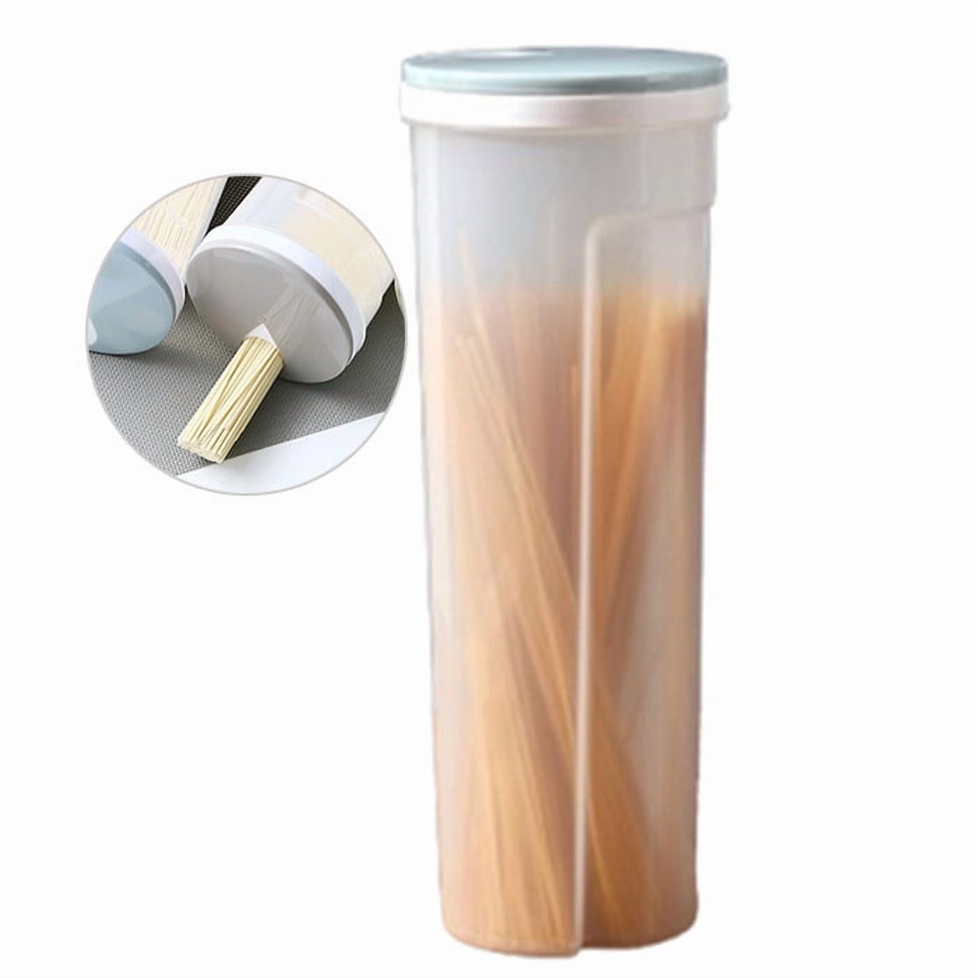 Djiypn Tall Clear Spaghetti Pasta Container Storage With Lid, Multi ...