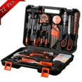 thumbnail image 1 of Djiypn Tool Set 72 Universal Household Hand Tool Kit With Plastic Tool Box Electrician Tool Storage Box, 1 of 9