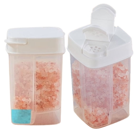 Djiypn Transparent Powder Storage Box with Accurate Metering for Controlled Feeding - Leak-Proof & Hygienic Design for Adults, Ideal for Storing Supplements and Dry Ingredients