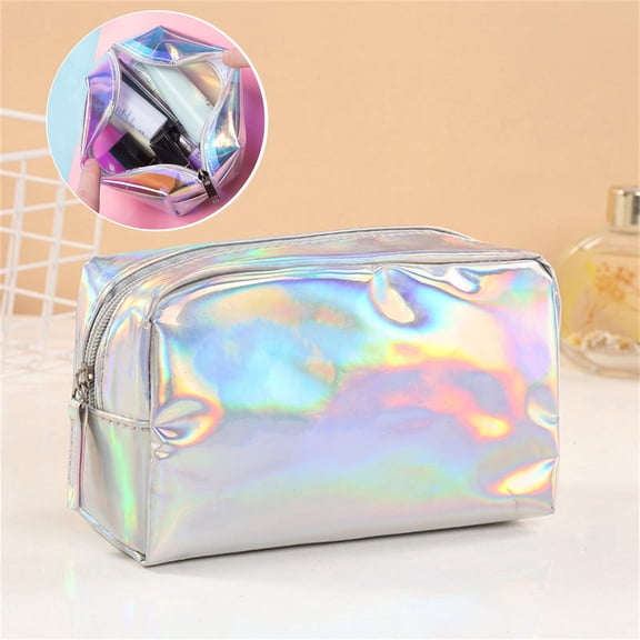 Djiypn Travel Makeup Bag, Cosmetic Bag Make Up Organizer Waterproof&nbsp;Toiletry Bag, Cute Pouch for Women Purse for Toiletries Accessories Brushes