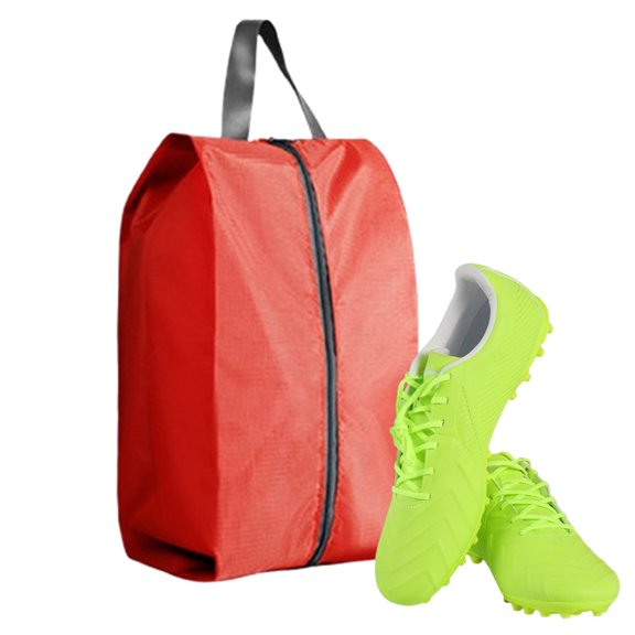 Djiypn Water-Resistant Travel Shoe Bag, Shoe Storage Bag for Packing, Dustproof, Portable Sneaker Bag with Zipper, Travel Essentials for Men Women, 1Pack - Red