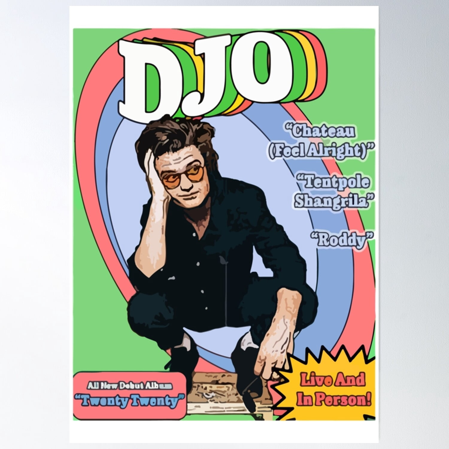 Djo Classic Poster Wall Art, Modern Wall Decor, 24x36 UNFRAMED