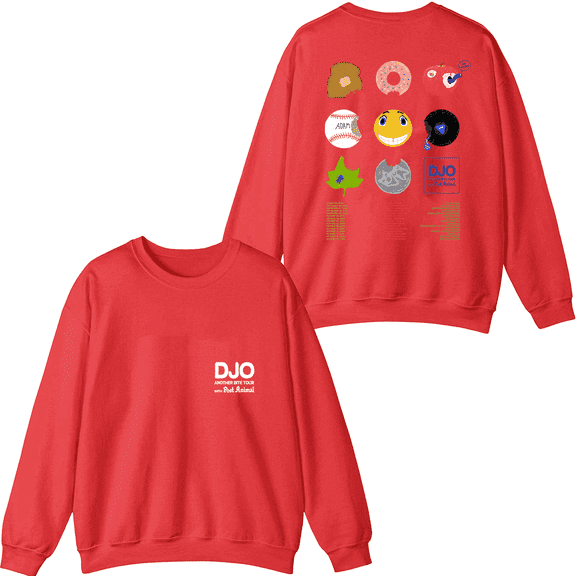 Djo Merch Another Bite Tour Crewneck Sweatshirt Fashion Unisex Men Women Long Sleeve