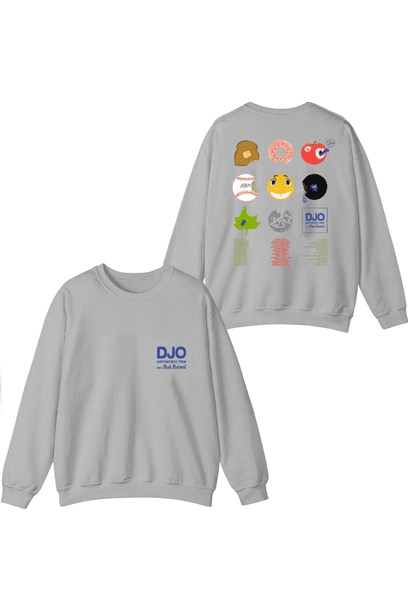 Djo Merch Another Bite Tour Crewneck Sweatshirt Fashion Unisex Men Women Long Sleeve