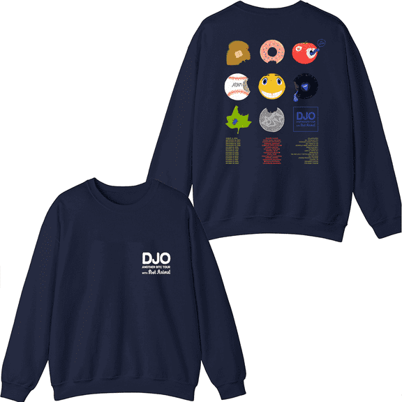 Djo Merch Another Bite Tour Crewneck Sweatshirt Fashion Unisex Men Women Long Sleeve